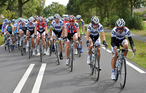 Saxo Bank chase, Vuelta a Espana 2009, stage 2