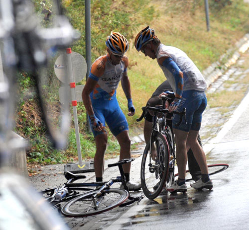 Tyler Farrar, Svein Tuft, Vuelta a Espana 2009, stage four