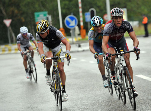 Philippe Gilbert attack, Vuelta a Espana 2009, stage four