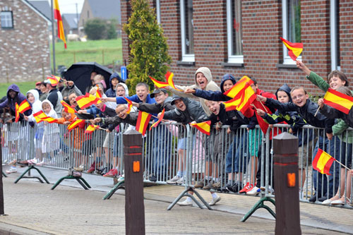Spanish fans, Vuelta a Espana 2009, stage four