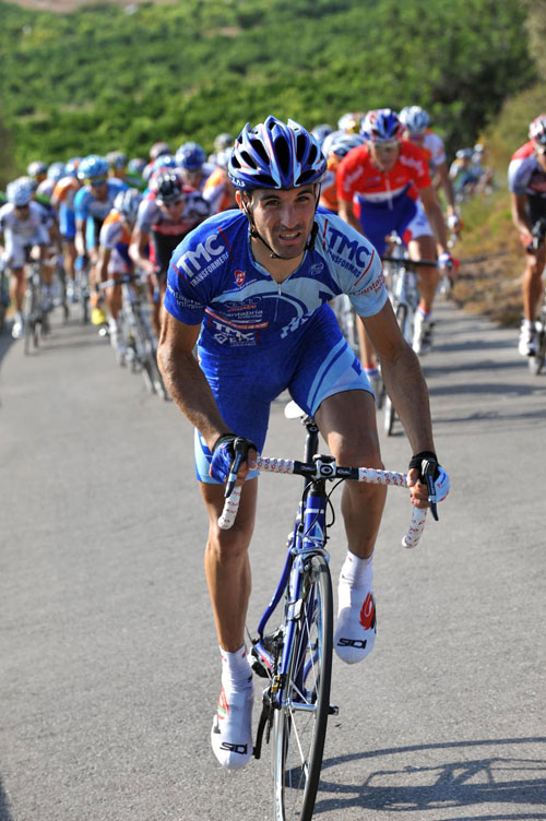 David de la Fuente attacks, Vuelta a Espana 2009, stage five