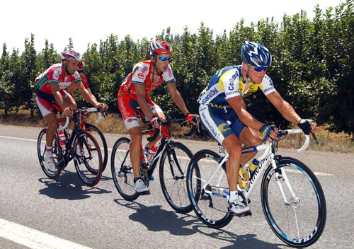 Pronk escape, Vuelta a Espana 2009, stage six