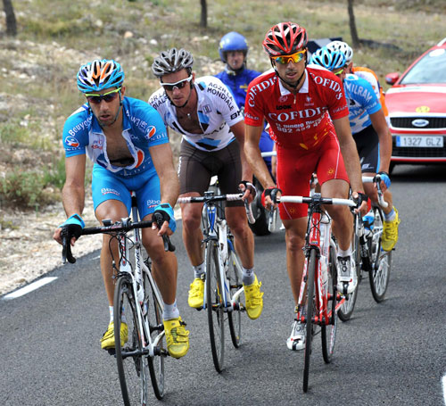 Bonnet, Moncoutie, Vuelta a Espana 2009, stage eight