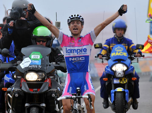 vuelta09 st8 CUNEGO-crop.jpg Damiano Cunego wins, Vuelta a Espana 2009 stage eight