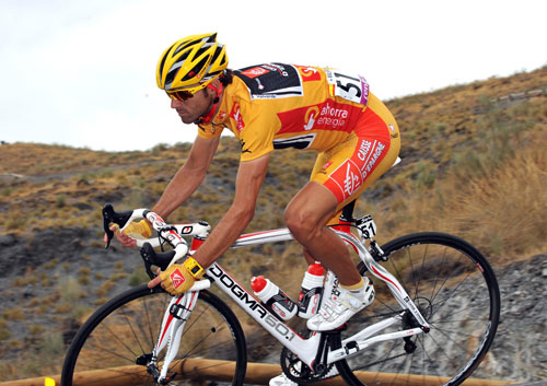 vuelta09 st 12 VALVERDE-1.jpg Alejandro Valverde, Vuelta a Espana 2009, stage 12