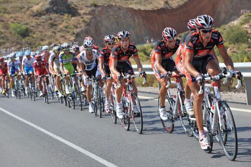 Caisse d'Epargne chase, Vuelta a Espana 2009, stage 13