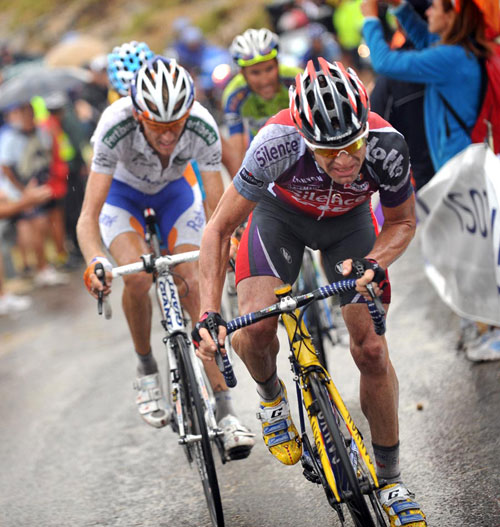 Cadel Evans attack, Vuelta a Espana 2009, stage 14
