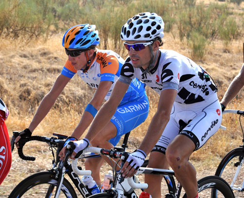 vuelta09 st16 DEIGNAN-MARTIN.jpg Philip Deignan, Daniel Martin Vuelta a Espana 2009, stage 16