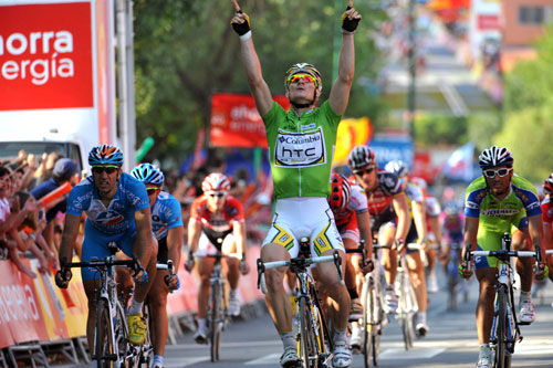 Andre Greipel wins, Vuelta a Espana 2009, stage 16
