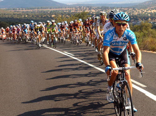 Milram chase, Vuelta a Espana 2009, stage 16
