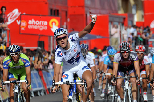 vuelta09 st17 ROUX-WINS.jpg Anthony Roux, Vuelta a Espana 2009, stage 17