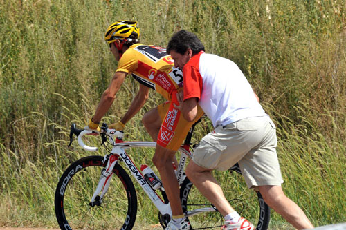 vuelta09 st17 VALVERDE-1.jpg Alejandro Valverde, Vuelta a Espana 2009, stage 17