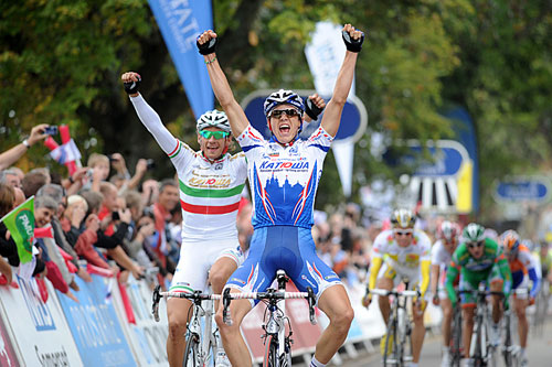tob09 st7 Ben-Swift-wins-2.jpg Ben Swift, Tour of Britain 2009, stage seven