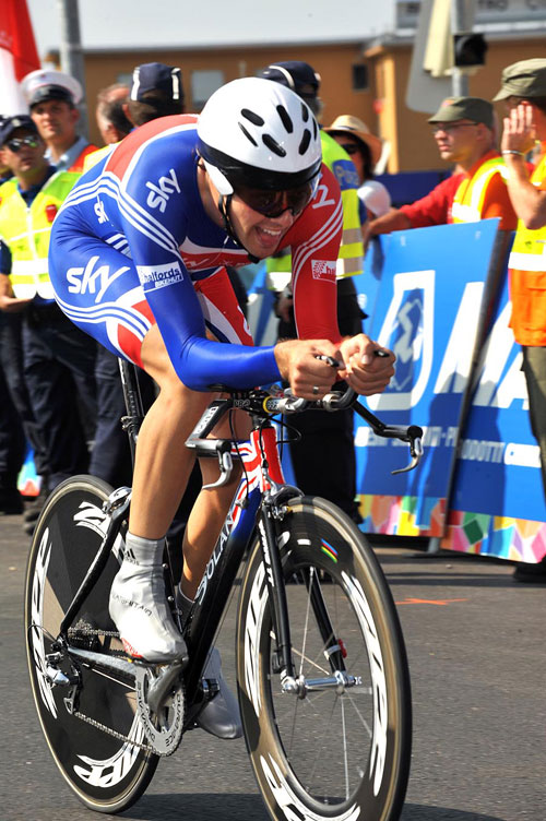 worlds09 u23tt DOWSETT.jpg Alex Dowsett, Under-23 Men TT, World Championships 2009