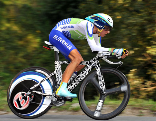 Janez Brajkovic, Road World Championships 2009, men's time trial