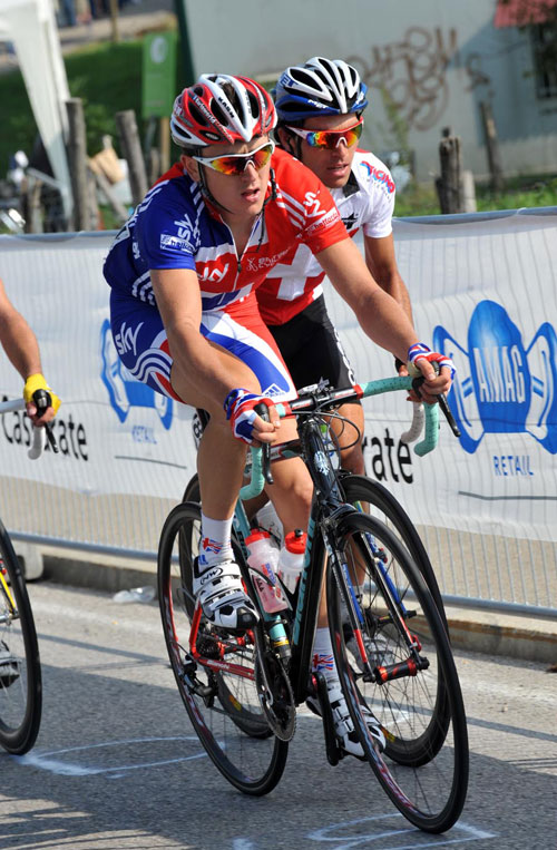 worlds09 men rr THOMAS-ESCAPE.jpg Geraint Thomas, World Championships 2009, men's road race