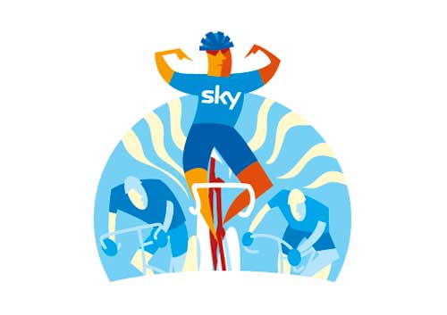 Team Sky illustration Cycling Weekly team sky, sky, sky team, latest news, sky latest