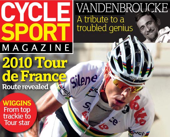 Cycle Sport December 2009 cover Cycle Sport December 2009 cover