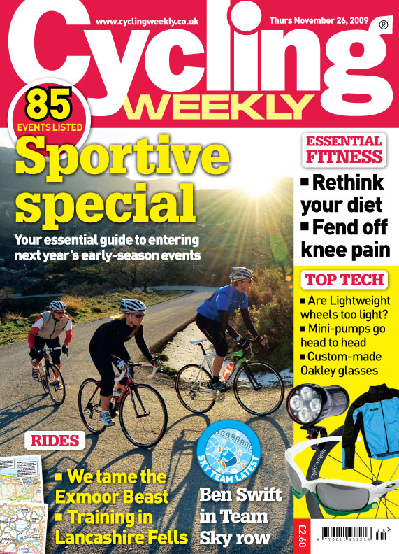 Cycling Weekly November 26 2009 cover