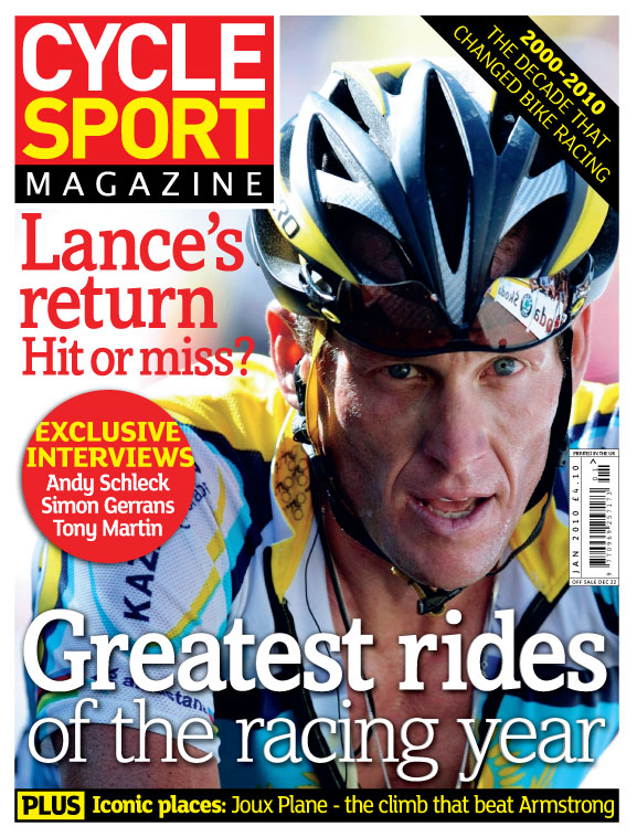 Cycle Sport January 2010 cover Cycle Sport January 2010 cover