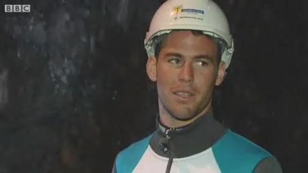 BBC 2009 SPOTY Mark Cavendish underground BBC 2009 SPOTY Mark Cavendish underground
