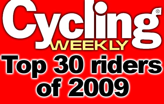 CW's top 30 riders of 2009 logo CW's top 30 riders of 2009 logo