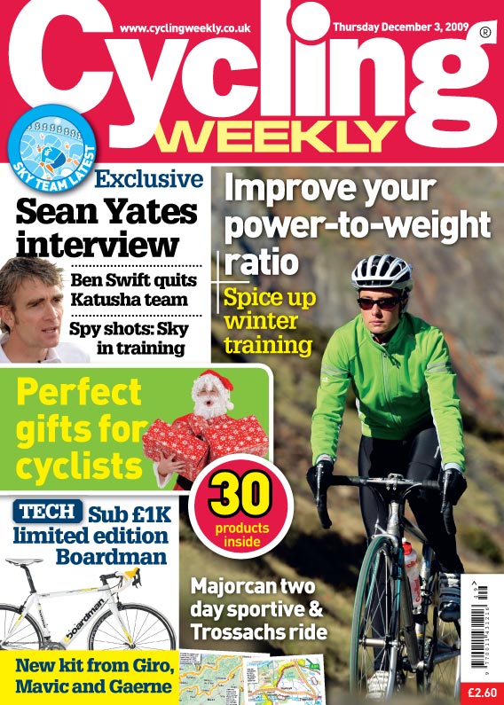 Cycling Weekly December 3 2009 cover Cycling Weekly December 3 2009 cover
