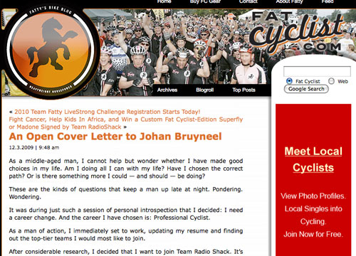Fat Cyclist blog Fat Cyclist blog
