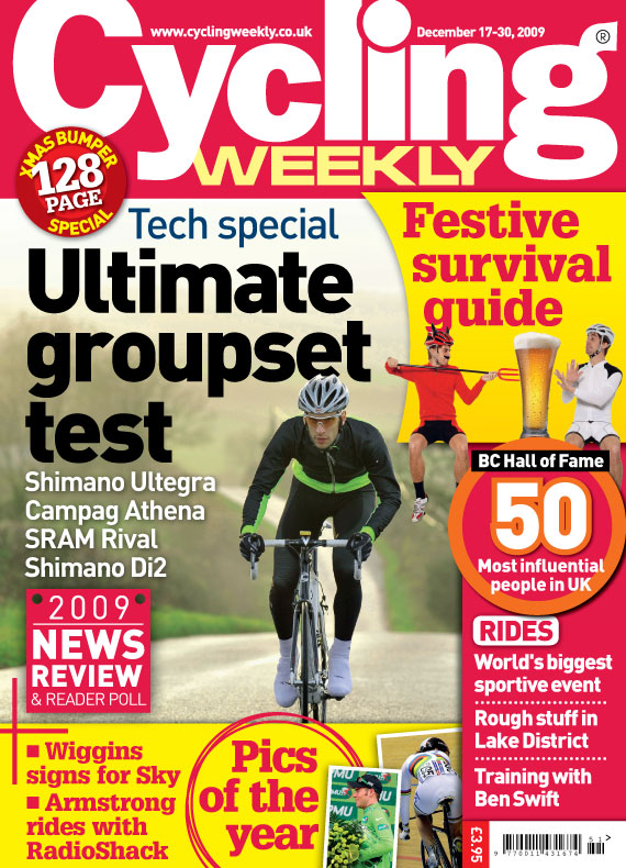 Cycling Weekly December 17 2009 cover