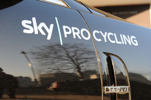 Team car, Team Sky 2010 launch Team car, Team Sky 2010 launch