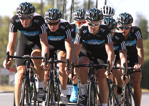 Team Sky, Adelaide, January 2010 Team Sky, Adelaide, January 2010