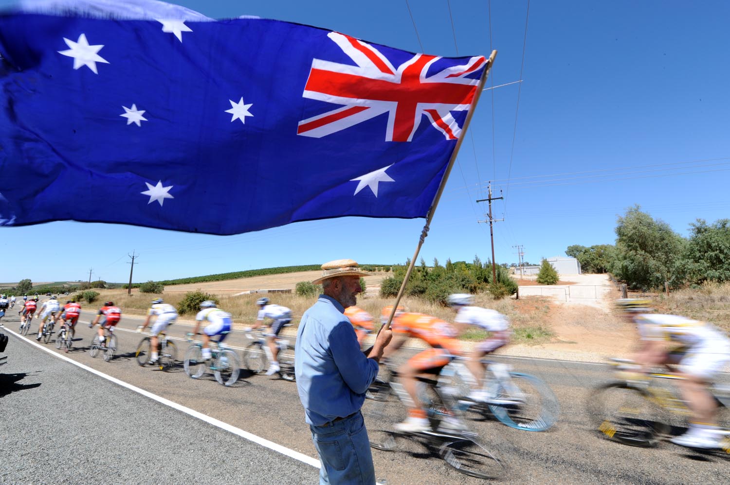 Tour Down Under 2010 stage one tour down under, tdu, stage one, 2010, andre greipel, htc columbia, team sky, greg henderson, lance armstrong, australia, protour, adelaide, cycling, cycle racing