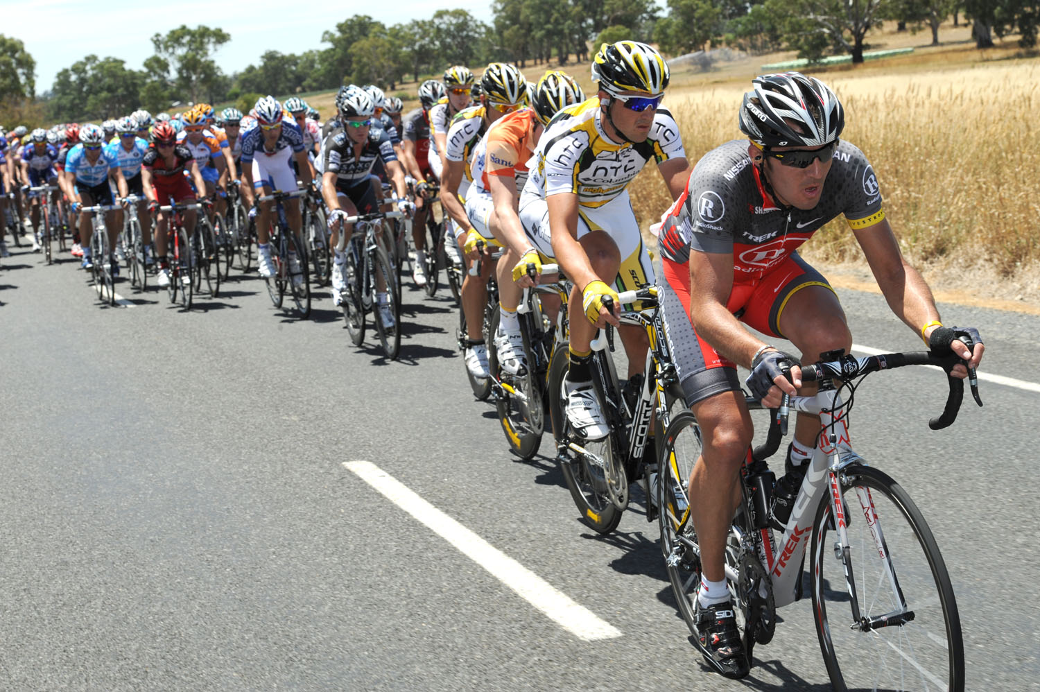 Stage 2 Tour Down Under Andre Greipel HTC Columbia Greg Henderson Team Sky Lance Armstrong Team RadioShack 2010 tour down under, tdu, santos, andre greipel, lance armstrong, greg henderson, htc columbia, team sky, radioshack