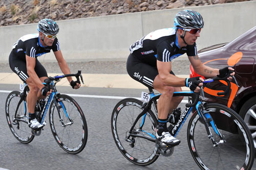 Russell Dowing & Greg Henderson, Tour Down Under 2010, stage three