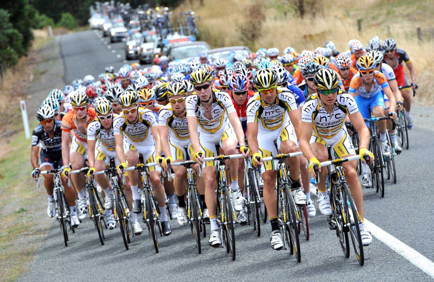Stage Four 2010 Tour Down Under Andre Greipel Lance Armstrong tour down under 2010, tdu 2010, tdu, stage 4, andre greipel, lance armstrong, team sky, radioshack, htc columbia