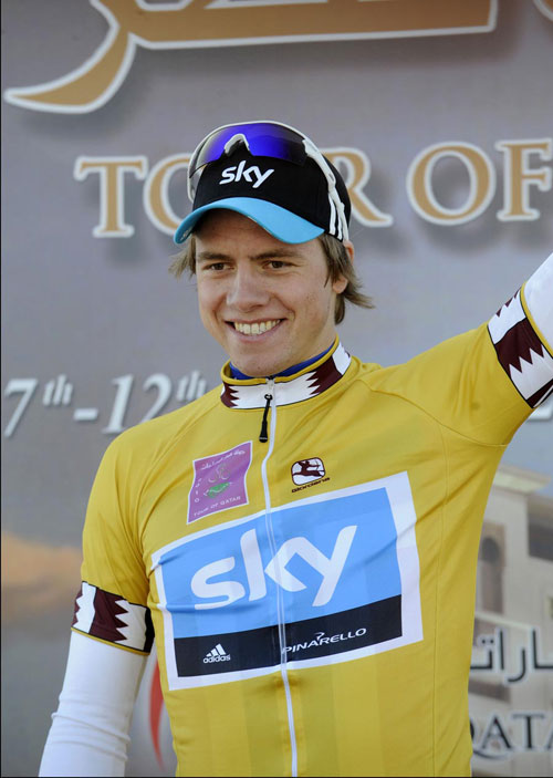 Edvald Boasson Hagen, Tour of Qatar 2010, stage 1 TTT