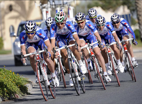Katusha, Tour of Qatar 2010, stage 1 TTT
