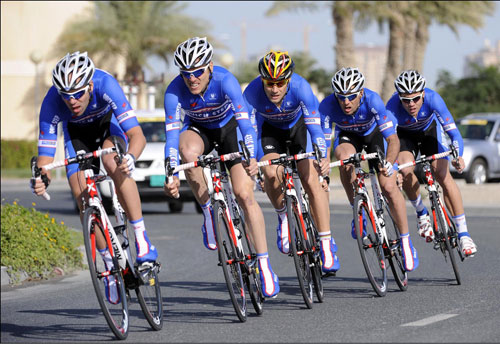 Quick Step, Tour of Qatar 2010, stage 1 TTT