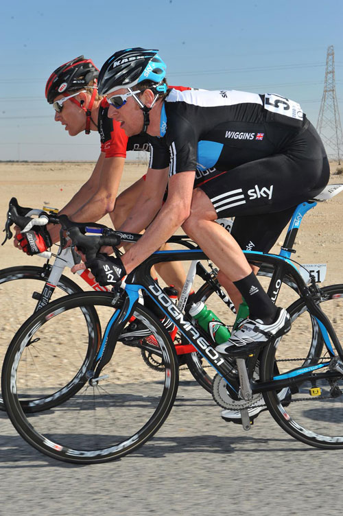 Bradley Wiggins, Tour of Qatar 2010, stage 2