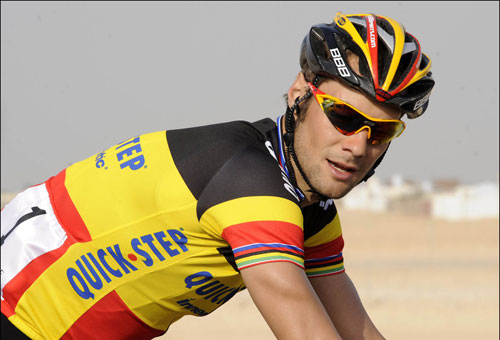 Tom Boonen, Tour of Qatar 2010, stage 4 Tom Boonen, Tour of Qatar 2010, stage 4