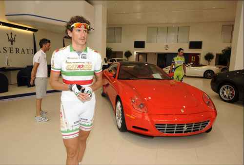 Filippo Pozatto and Ferrari, Tour of Qatar 2010, stage 4