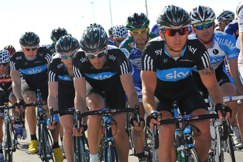 Team Sky, Tour of Qatar 2010, stage 4 Team Sky, Tour of Qatar 2010, stage 4