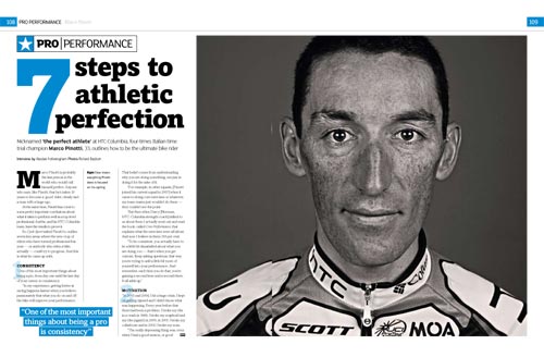 Pro Performance, Cycle Sport April 2010 issue Pro Performance, Cycle Sport April 2010 issue