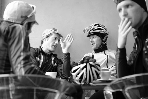 Endura Racing Team 2010, South of France cafe run Endura Racing Team 2010, South of France cafe run