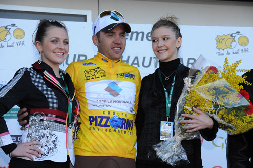 Rinaldo Nocentini wins, Tour du Haut Var 2010, stage one Rinaldo Nocentini wins, Tour du Haut Var 2010, stage one