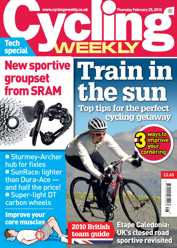 Cycling Weekly February 25 2010 cover Cycling Weekly February 25 2010 cover