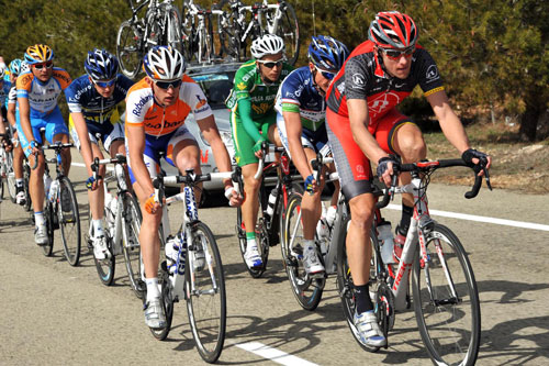 Jason McCartney escape, Tour of Murcia 2010 stage 2