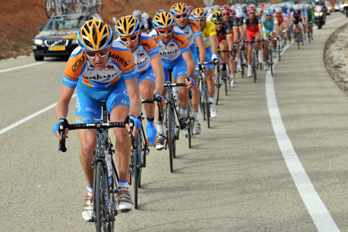 Garmin control the pace, Tour of Murcia 2010, stage 2