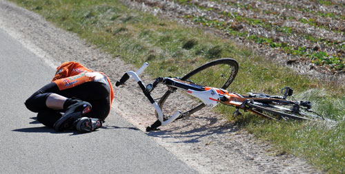 Crash, Paris-Nice 2010, stage one