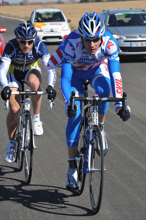 Tom Veelers and Philippe Gilbert, Paris-Nice 2010, stage one